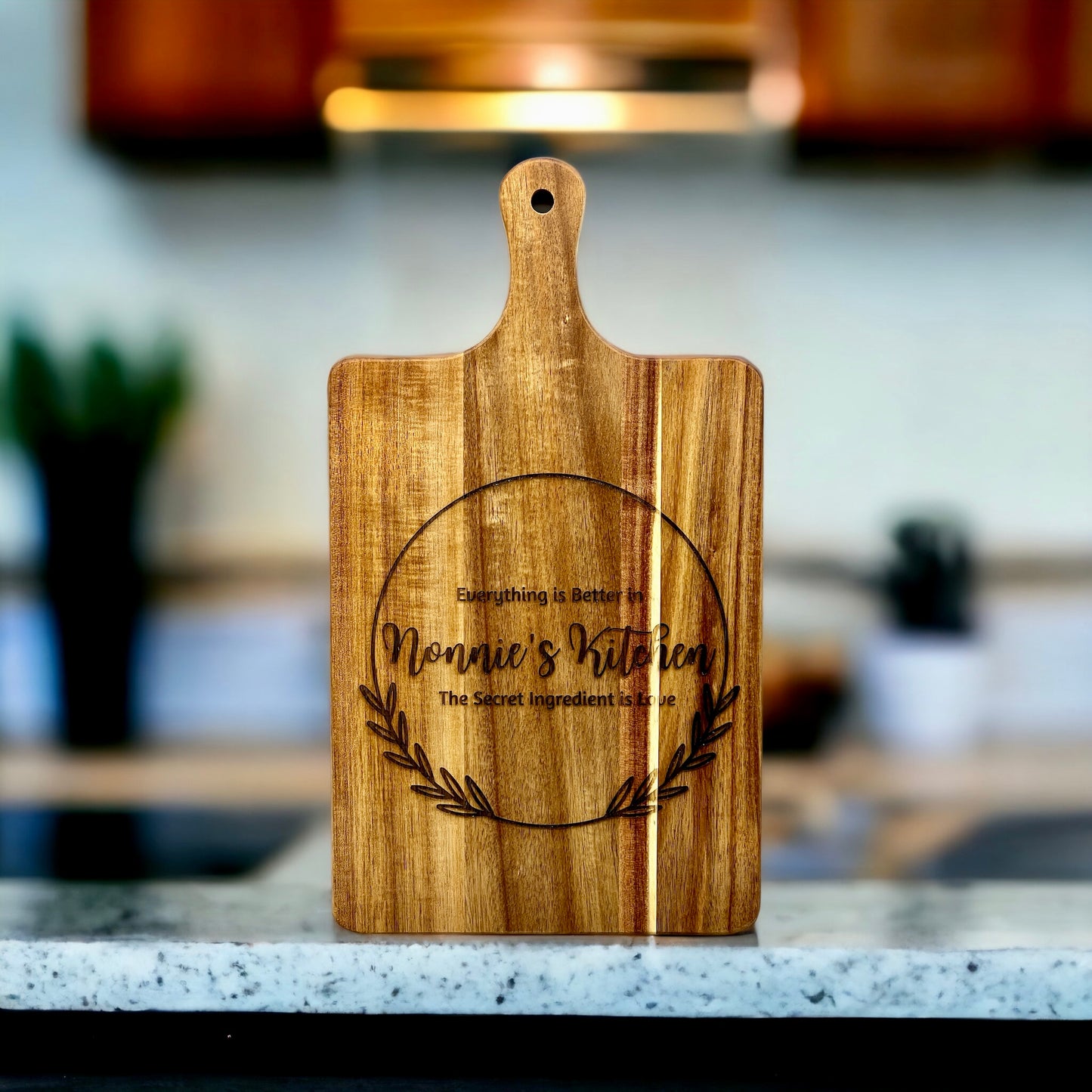 Acacia Cutting Board - 15.94”x8.86”x15mm