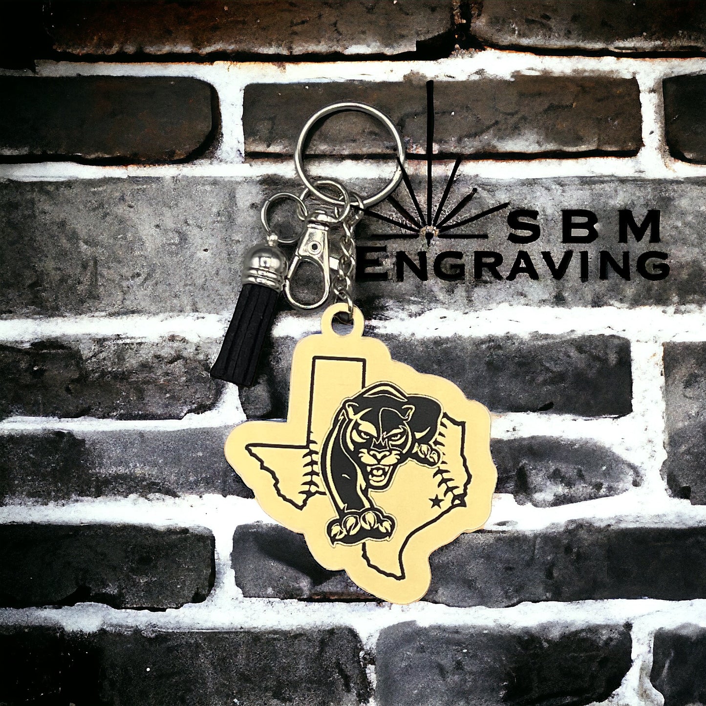 DLP Softball Keychain