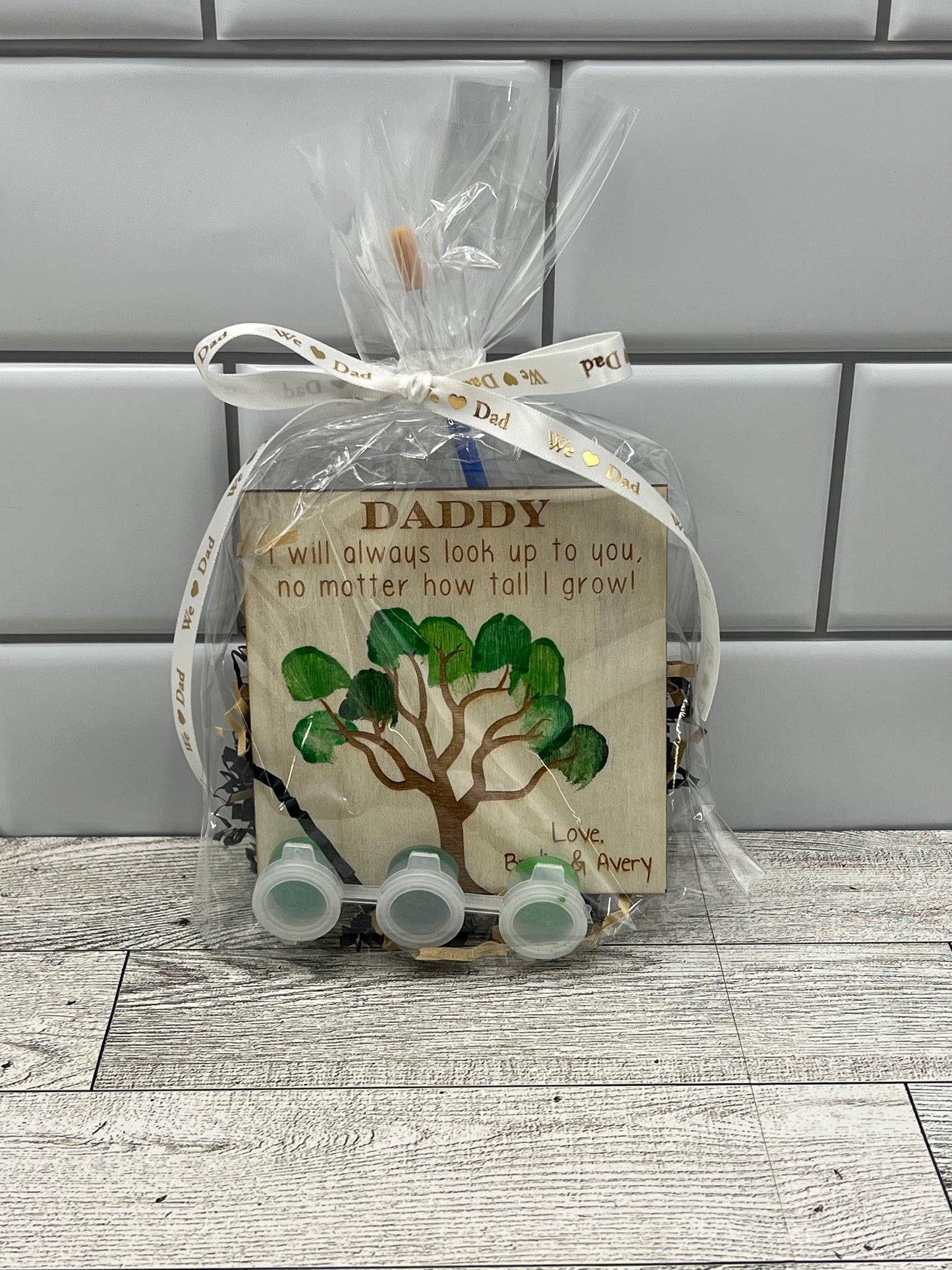 Magnet for Dad - Tree Thumb Print