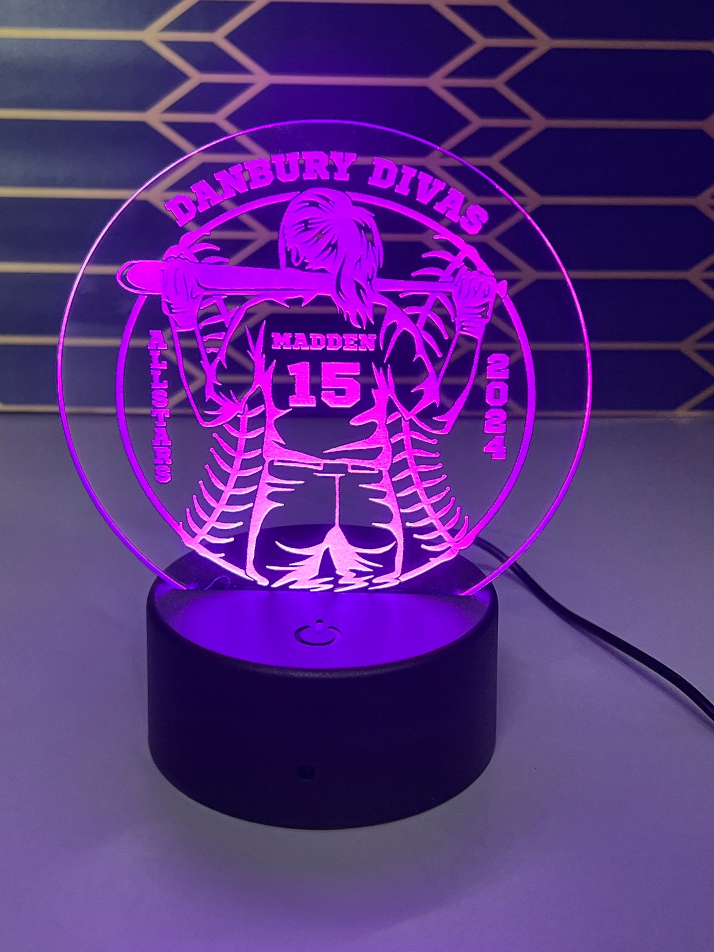 LED Acrylic w/ Stand