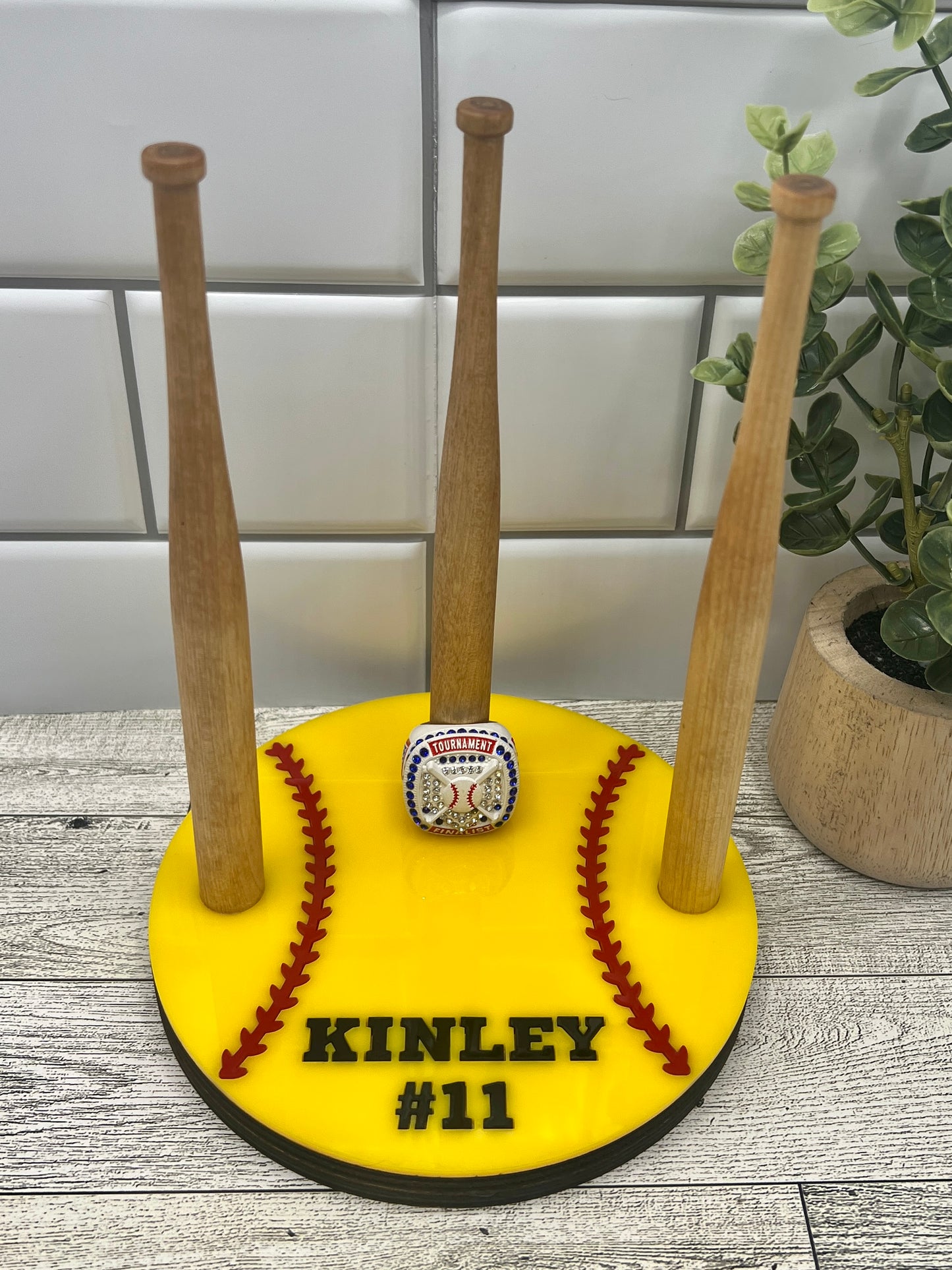 Softball Ring Holder