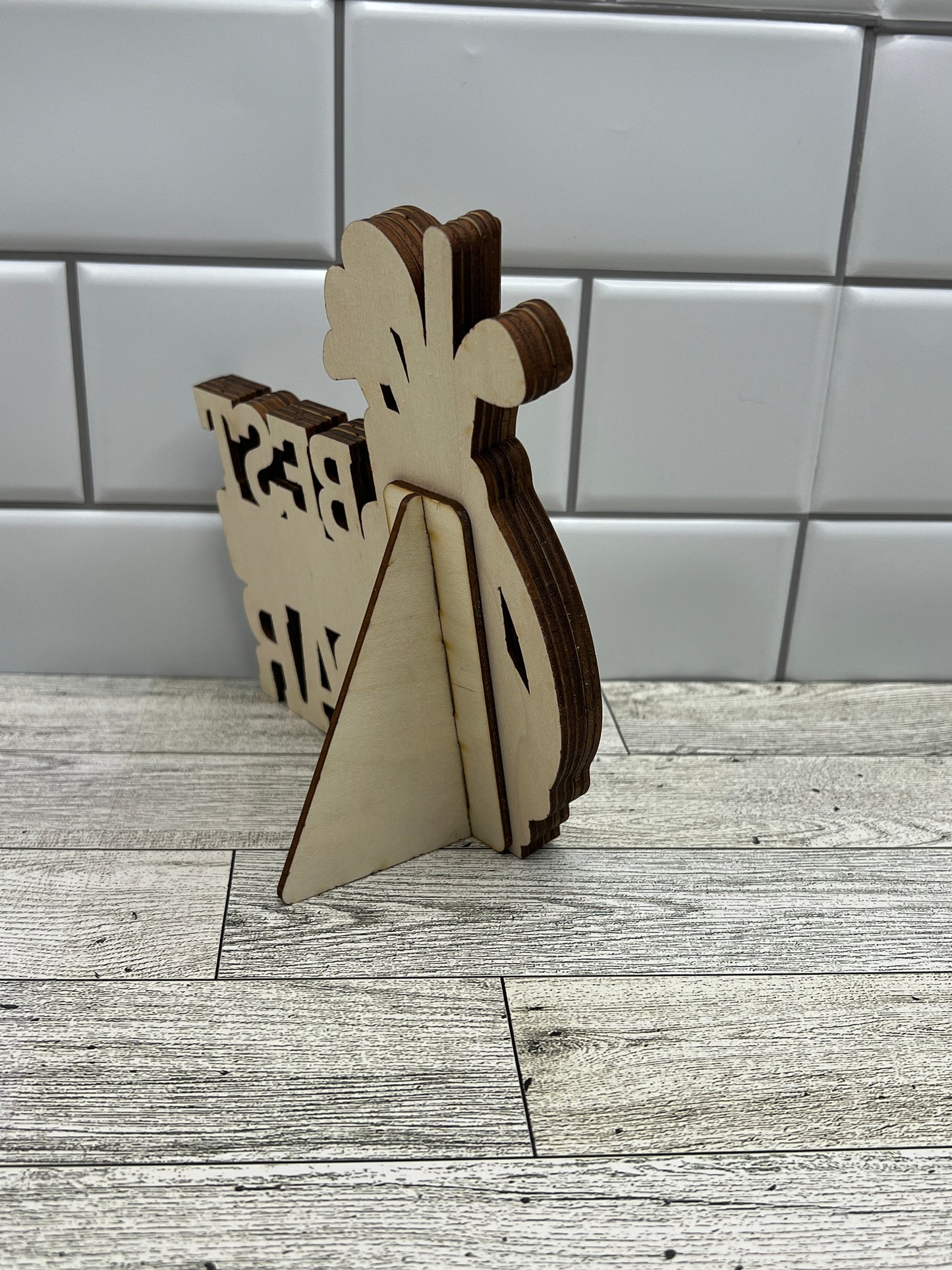 Best Papa By Par - Wood Sign