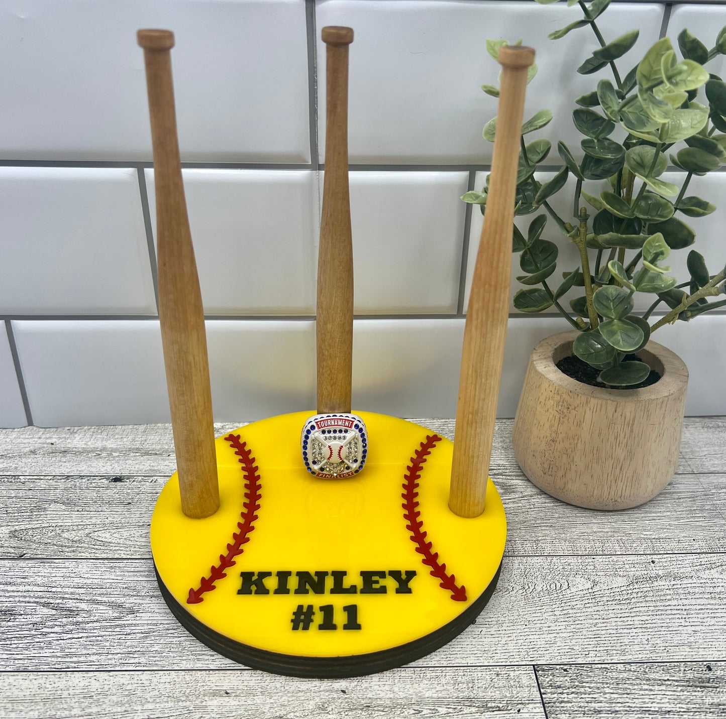 Softball Ring Holder