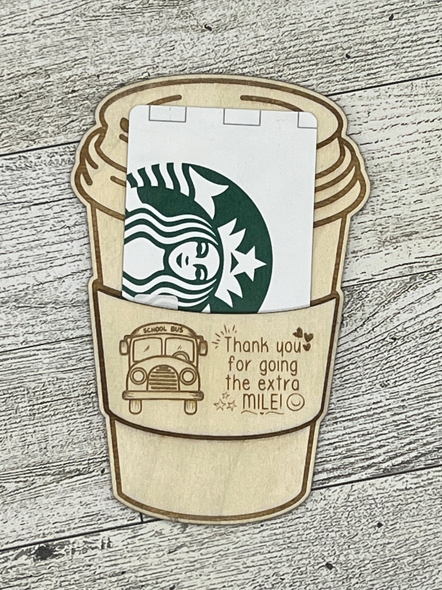 Bus Driver Thank You Gift Card Holder