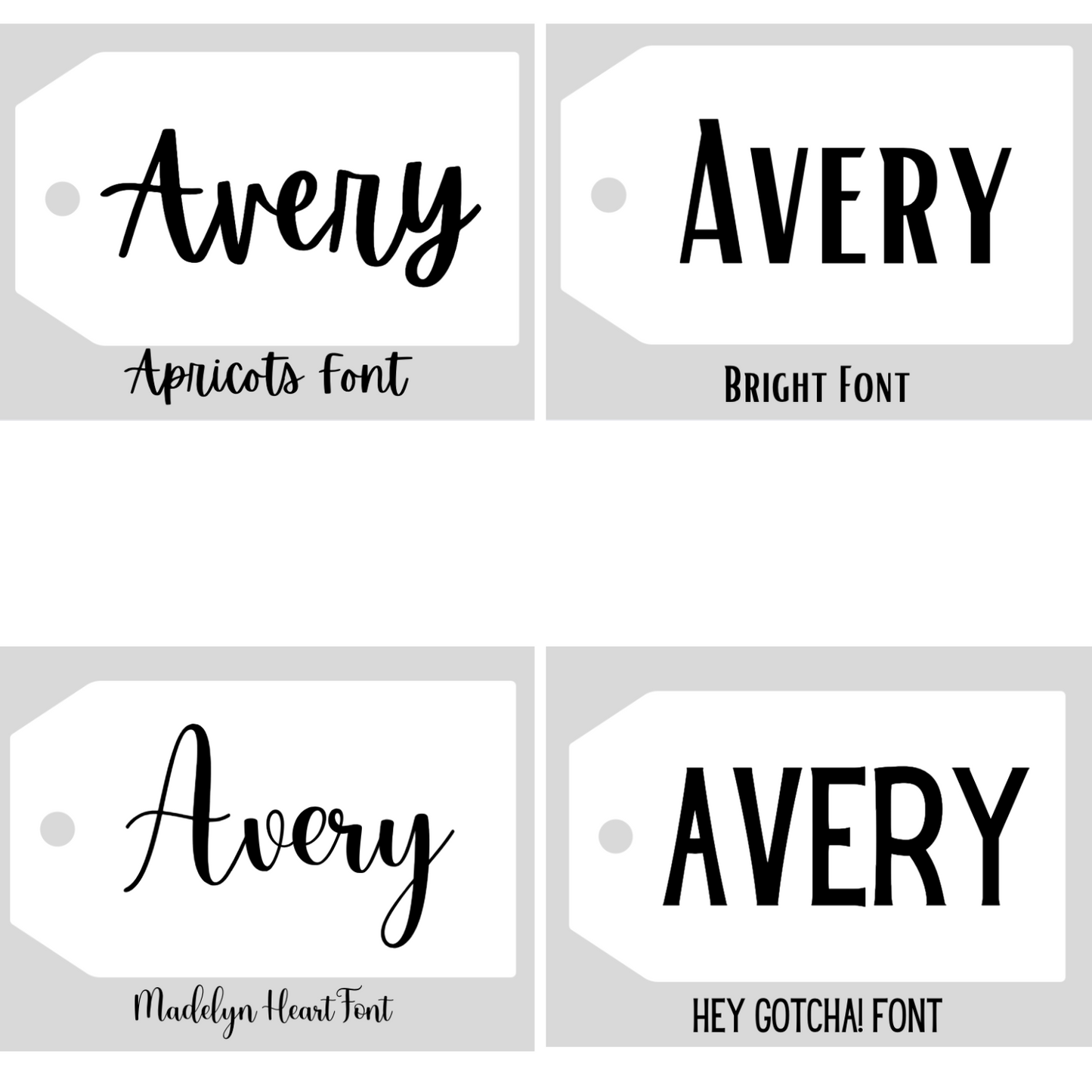 Wood Gift Tags
