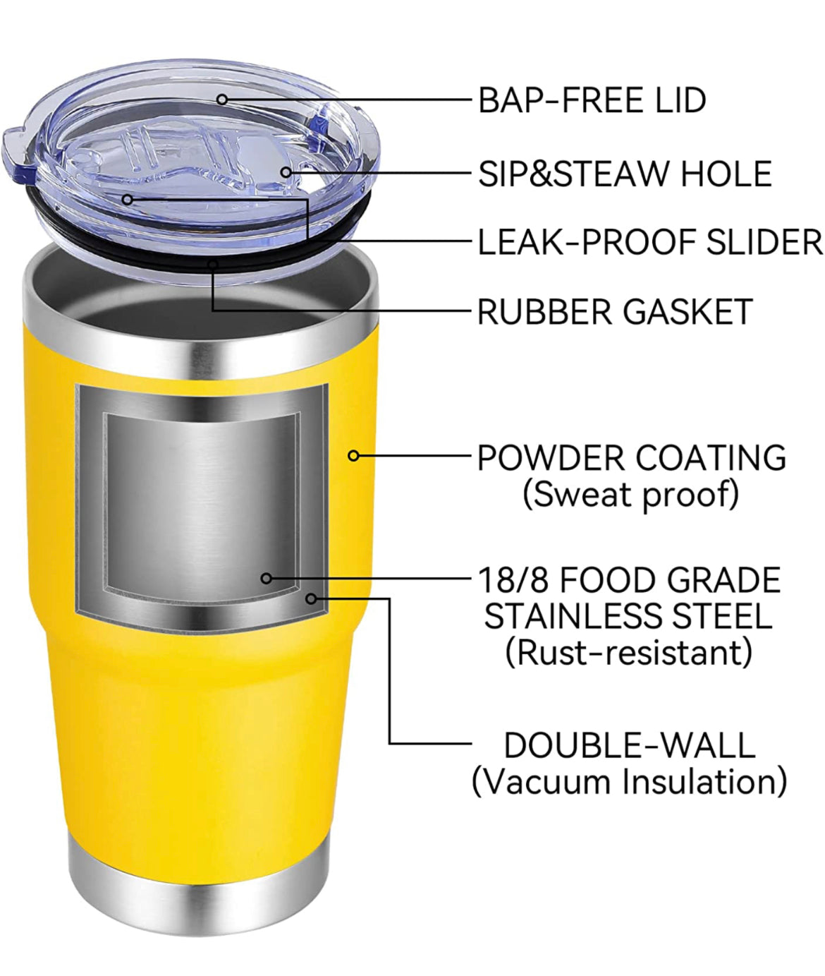 Tumbler - 30z Stainless Steel