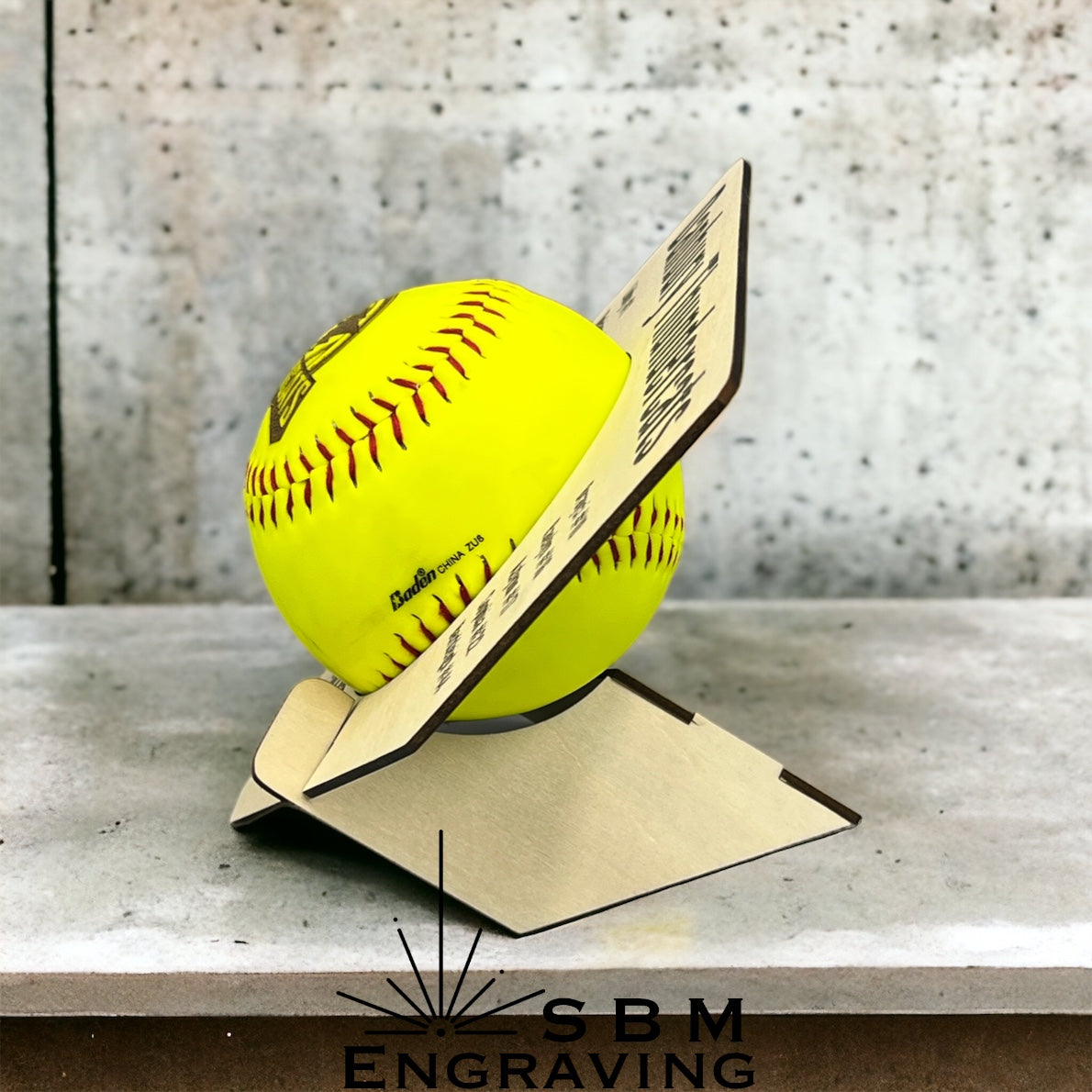 Softball/Baseball - Custom Ball w/ Ball Holder