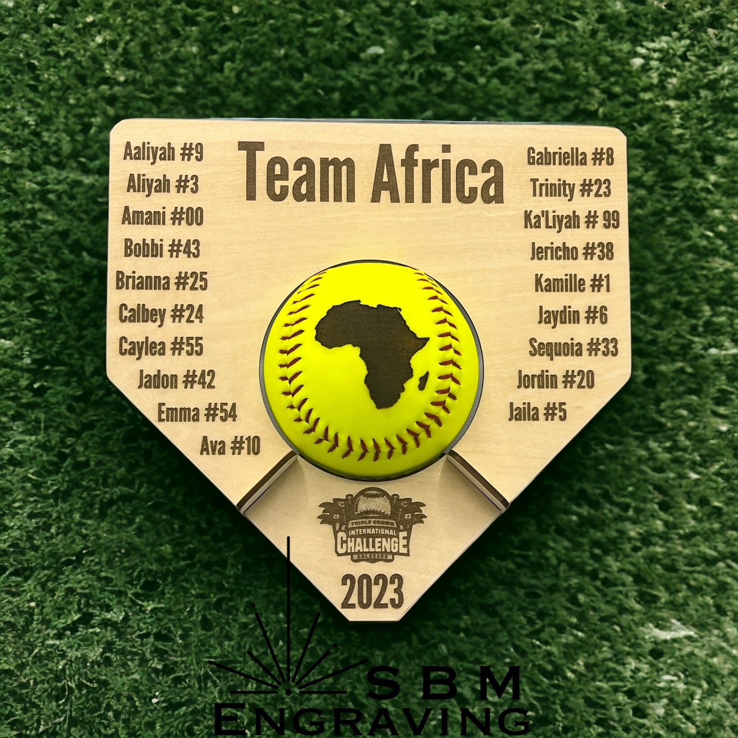 Softball/Baseball - Custom Ball w/ Ball Holder