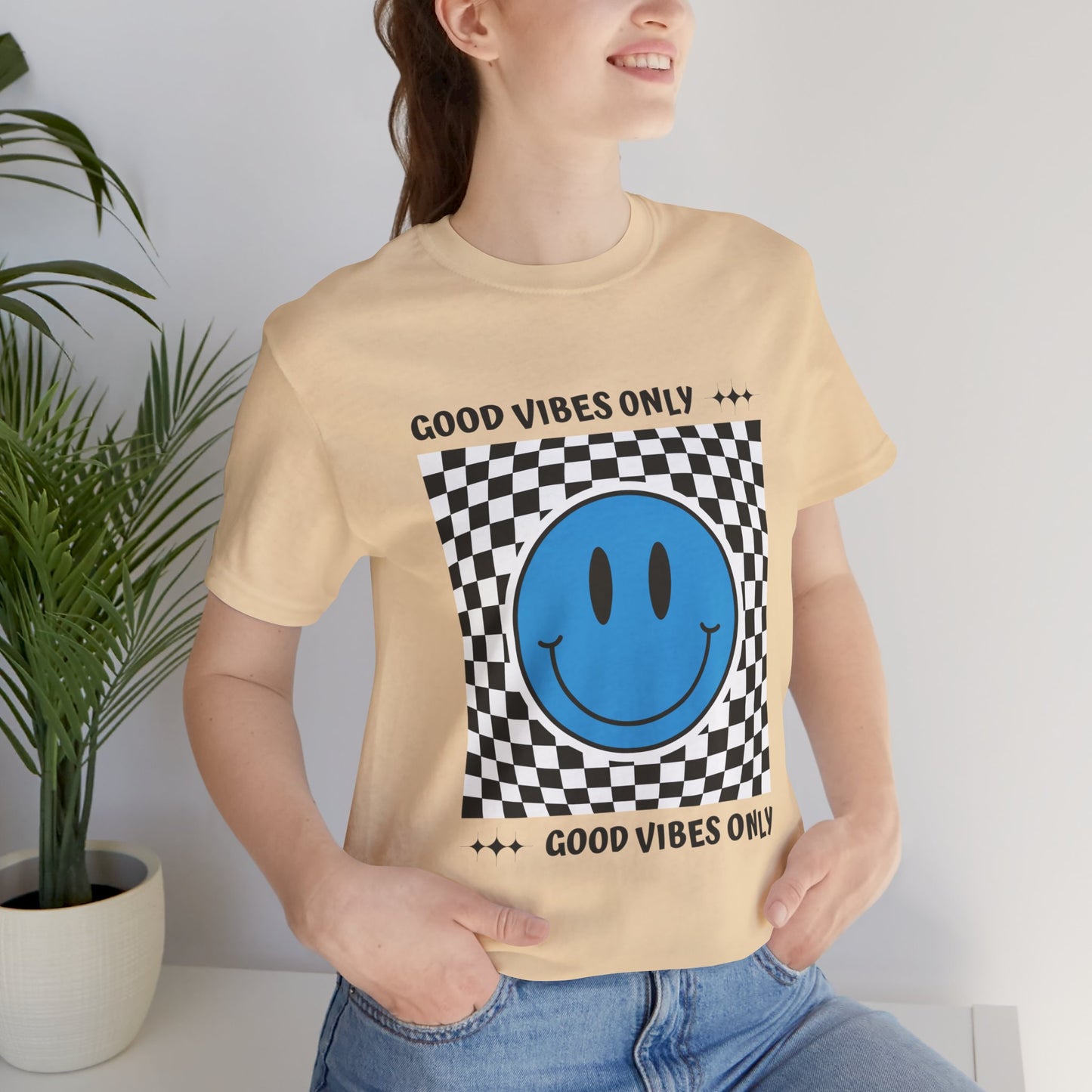 Unisex Jersey Short Sleeve Tee Good Vibes