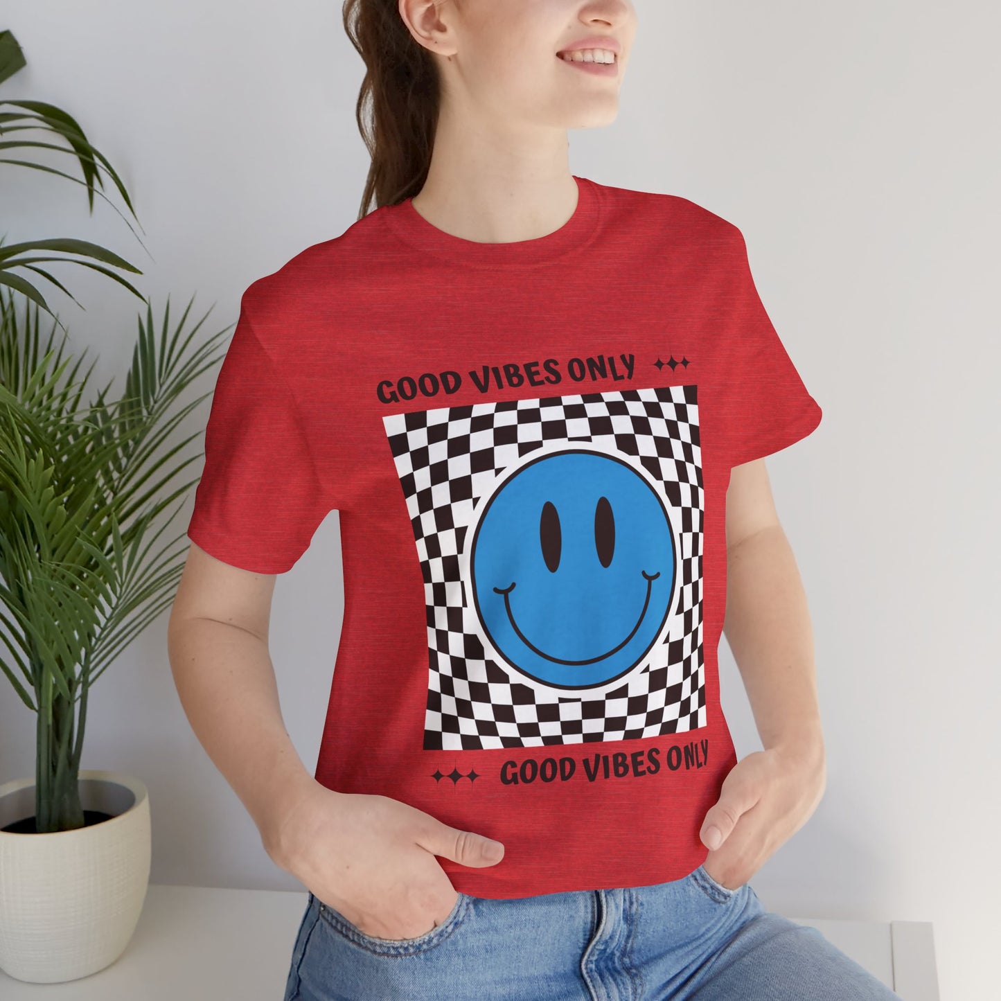 Unisex Jersey Short Sleeve Tee Good Vibes