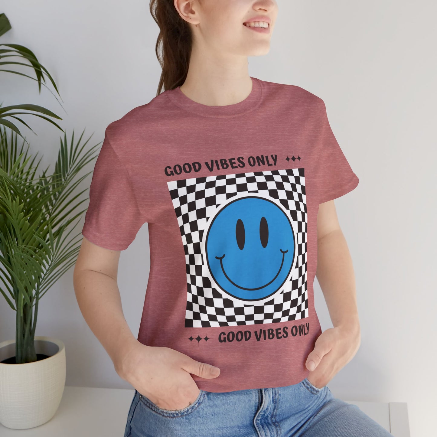 Unisex Jersey Short Sleeve Tee Good Vibes