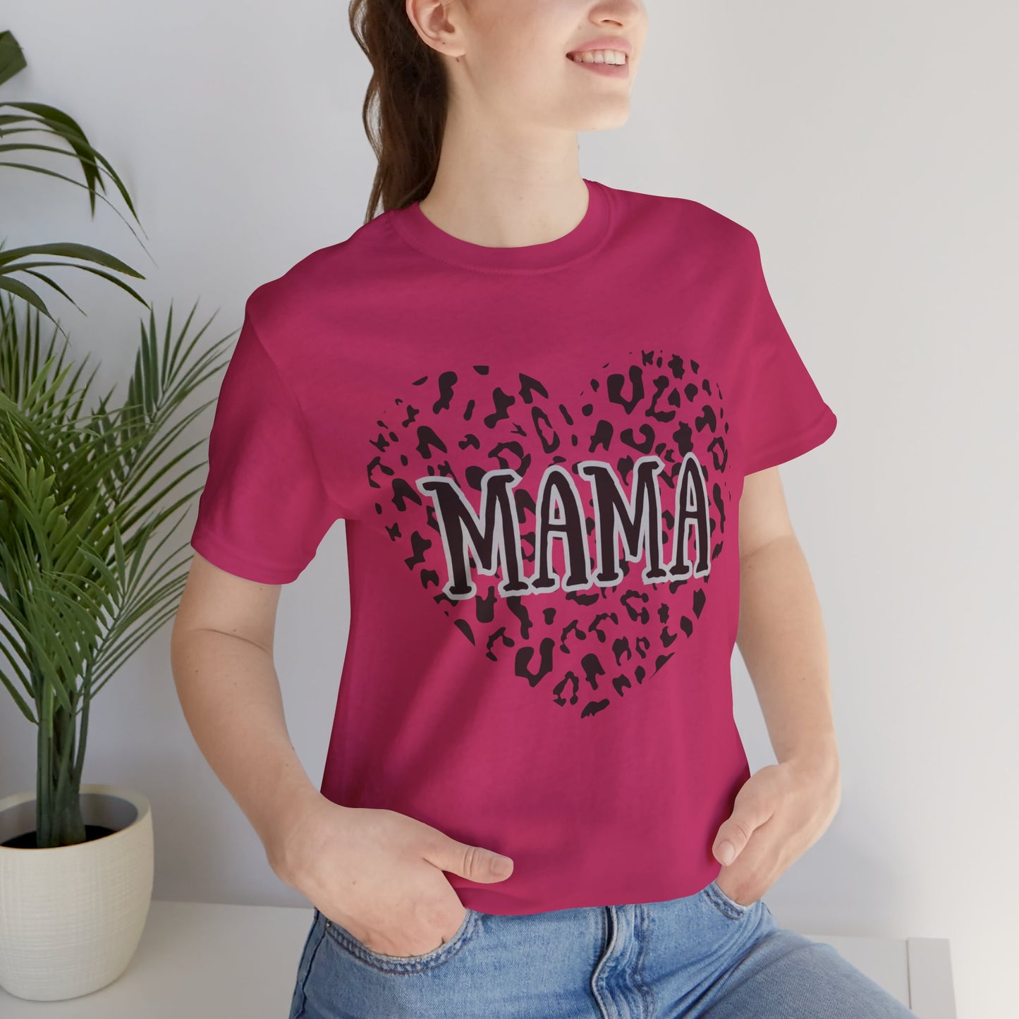Unisex Jersey Short Sleeve Tee -  Mama Heart