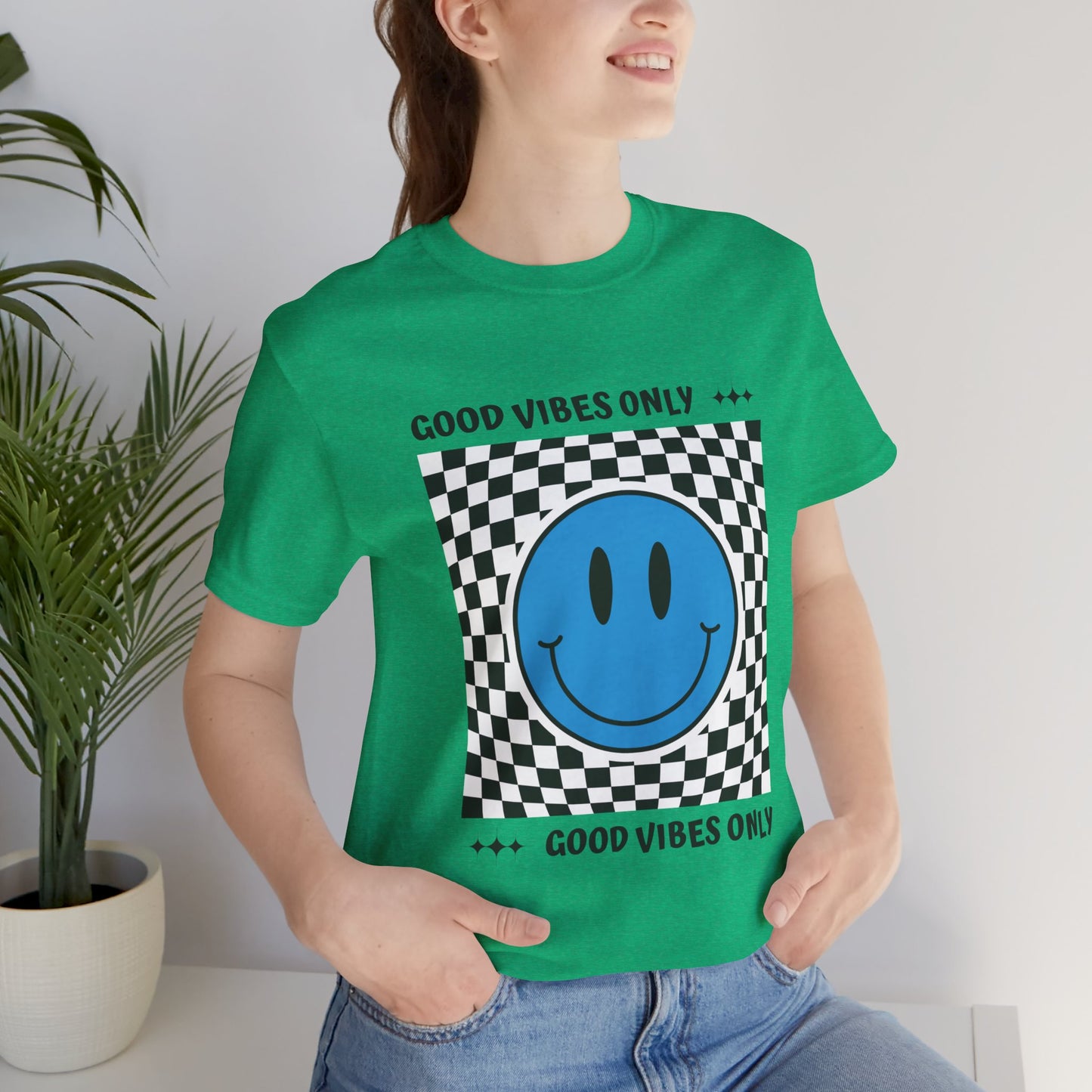 Unisex Jersey Short Sleeve Tee Good Vibes