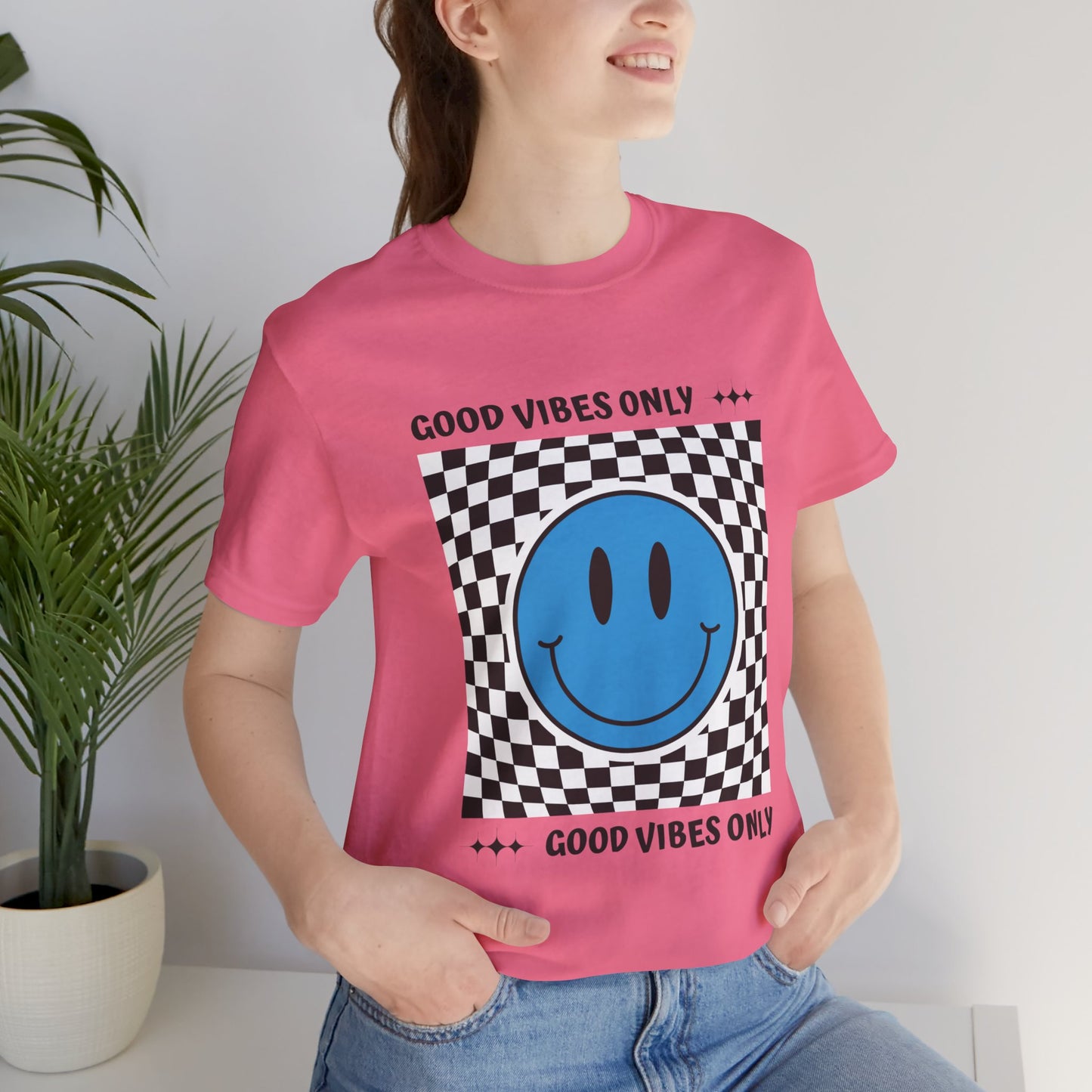 Unisex Jersey Short Sleeve Tee Good Vibes