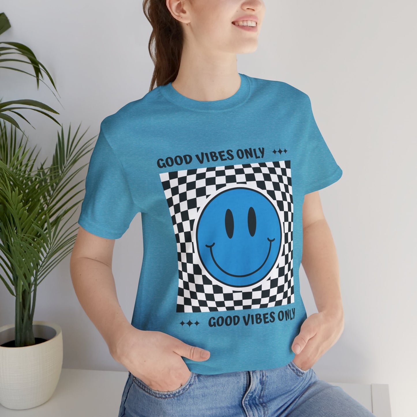 Unisex Jersey Short Sleeve Tee Good Vibes